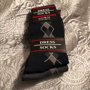 Men’s argyle dress socks